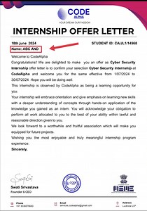 #codealpha #scam | Nipun Weerasinghe