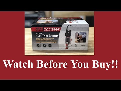 Drillmaster Trim Router- Open Box & Full Review