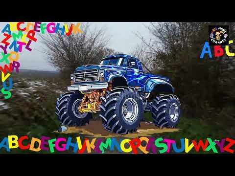 Monster Truck ABC Track | Alphabet Song for Kids #kidssong #kidsmusic #preschool #monstertruck