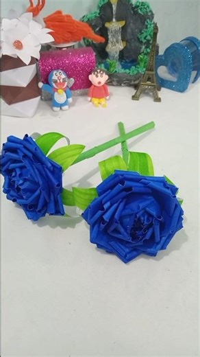 Paper rose 🌹 craft/Easy craft for beginners/DIY flower #viralshorts #papercrafts #diy #rose