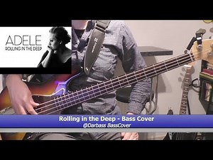 [Adele] Rolling In The Deep - Bass Cover 🎧 (with bass notes & tabs pdf)