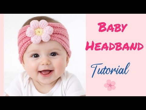 Baby Headband Crochet Tutorial . Make it in any size