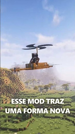 Airplane Mod in Minecraft #minecraft #minecraftmod