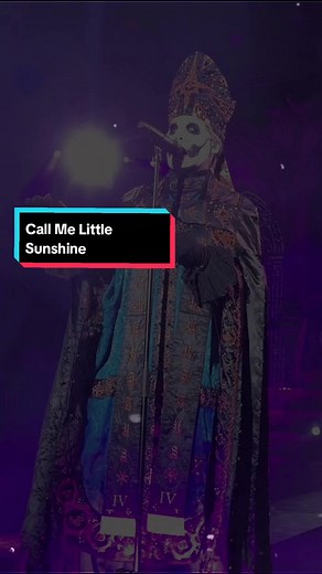 Ghost - Call Me Little Sunshine: Live Pop Rock Music Performance