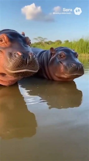 This Hippo Interaction is Hilarious