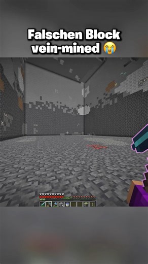 Ich habe beim FALSCHEN Block VEIN-MINER benutzt…💀