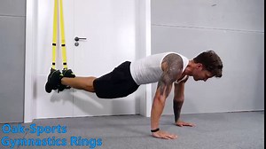 Gymnastic Rings, Bodyweight Resistance Training Straps, Complete Home Gym Fitness Trainer kit for Full-Body Workout, Included Door Anchor, Extension Strap, Fitness Guide