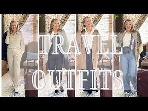 5 Stylish TRAVEL OUTFIT Ideas | What to Wear on a Plane!