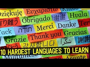 Top 10 HARDEST Languages to Learn in the World
