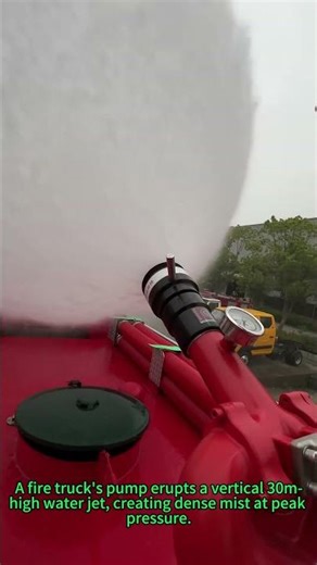 Fire Truck Pressure Test: 30m Water Jet Blast! | Fire Hose PressureDescription