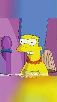 carrying a massive glass dome that sealed off the entire town of Springfield.#usa #thesimpsons #fyp