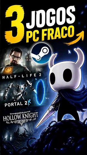 3 Jogos da Steam para PC Fraco que valem MUITO 🔥 #games #gamer #jogos