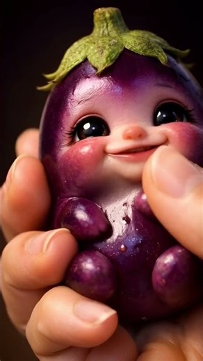 Cute Eggplant 🍆 #youtube #youtubeshorts #cute #eggplant #cartoon