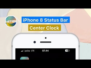 iOS 16 Status Bar for Android ~ Center Clock