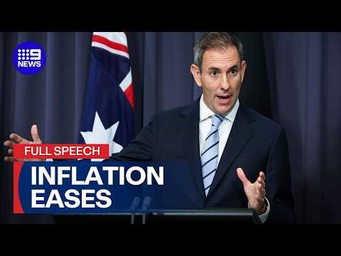 Inflation eases for first time in months, Aussies to feel little reprieve | 9 News Australia