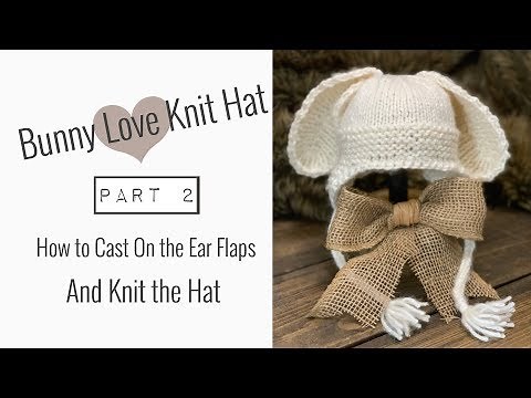 How to KNIT A BABY HAT with EAR FLAPS (Beginner Level)