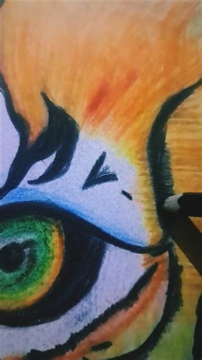 tiger eyes drawing. #trending #painting #drawing