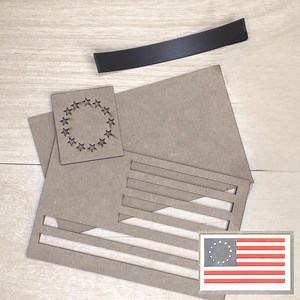 Kit de création de base de drapeau patriotique DIY : décoration du 4 juillet, drapeau Betsy Ross - Etsy France