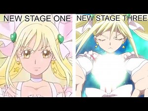 Cure Echo’s transformation (New Stage 1 vs New Stage 3) ll Precure
