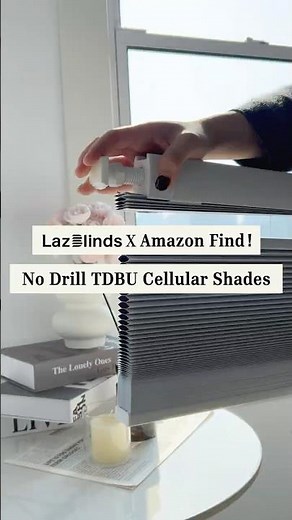 No-Drill TDBU Cellular Shades.