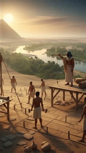 How Early Humans Built the Pyramids #history #shorts