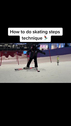 Skiing Step Technique: Beginner's Guide to Skating ⛷