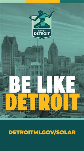 1.3K views · 16 reactions | ⚡️ Solar fields are coming online! Adding power to the grid and energizing Detroit communities. Learn more: detroitmi.gov/solar #CommunityPowered #DetroitSolar | City of Detroit Government | Facebook
