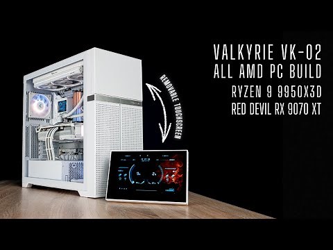 AMD MONSTER BUILD | Valkyrie VK-02 | Ryzen 9 9950 X3D + Hellhound RX 9070 XT | No Talking