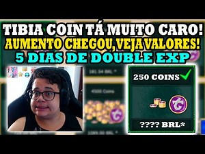 Tibia - Preço do Tibia coin Aumenta! Veja Novos Valores. 5 dias de double exp e skills.