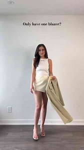 One blazer styled three ways