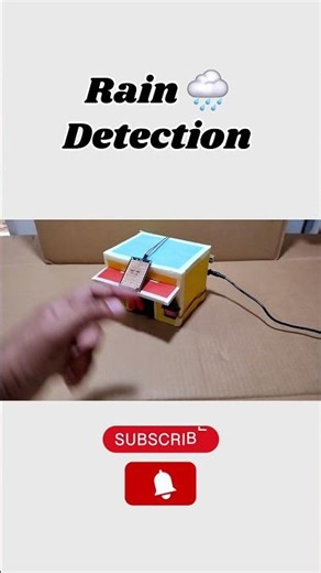 Rain detection system #arduino #rain #raindrops #project #electronic #diy