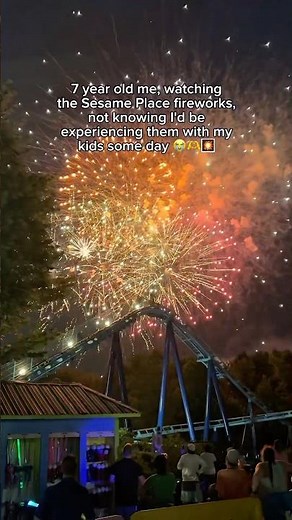 Fireworks at Sesame Place Philadelphia just hit different with your kids! #SesamePlace #LaborDay