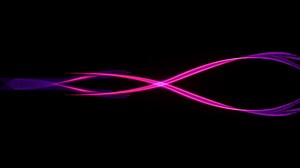Loop of  glow neon pink wave particles background