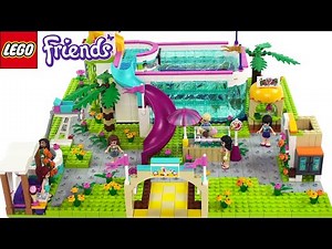 Building a LEGO Friends Water Park with Real Water and Fish!