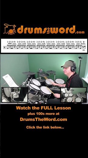 ★ Shiny Happy People (R.E.M.) ★ Drum Lesson SHORT | How To Play Song (Bill Berry)