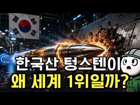 The Heart of K-Defense, Tungsten Self-Sharpening Technology: The Overwhelming Firepower of Hyunmo...