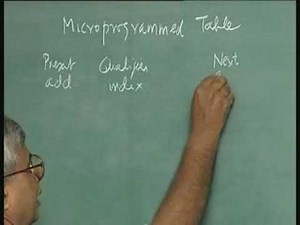 Lecture 22 - Microprogrammed Design(Contd)