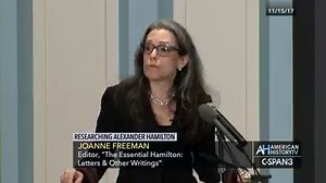 40K views · 656 reactions | Saturday at 7pm E Yale University historian Joanne Freeman talks about her life-long interest in Alexander Hamilton. Hosted by Museum of the American Revolution. | American History TV | Facebook