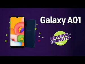 Samsung Galaxy A01 - Ficha Técnica | REVIEW EM 1 MINUTO - ZOOM