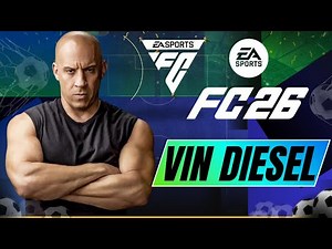 Como fazer a game face do Vin Diesel (Toretto) no Pro Clubs do EAFC26 (FIFA) tutorial completo
