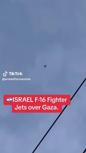 Israeli Air Force F-16 Fighter Jets Over Gaza