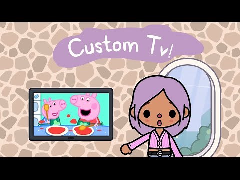 How to make custom TV 📺 in Toca life world! / Playpacket 🦙