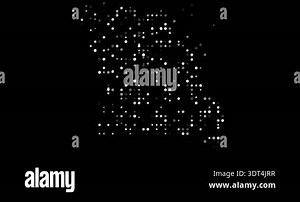 Minimal Particle Motion Forming the Michigan Geographic Map