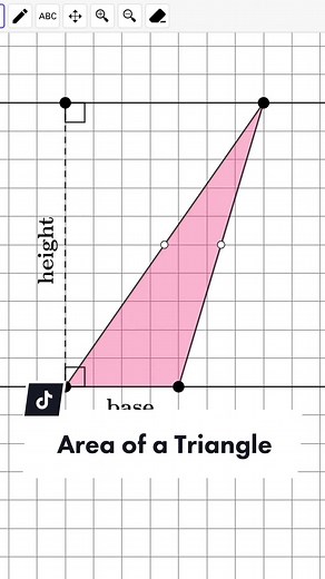 Calculating Triangle Area with Base and Height | Math Geometry Tutorial