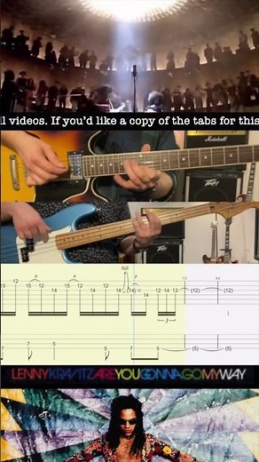 Are You Gonna Go My Way - Lenny Kravitz - Guitar Solo - Lesson - Demonstration - Rolling Tab
