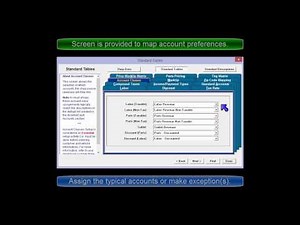 ShopKey Mgmt SE - Setup - Std. Tables: Account Classes
