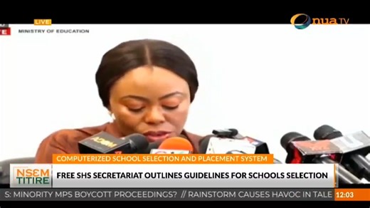 The Computerised School Selection and Placement System (CSSPS) has outlined new guidelines for basic education certificate candidates who would be entering the various senior high schools in the next academic year. #OnuaTV #OnuaNews | Onua TV