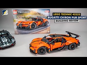 LEGO Technic 42222 Bugatti Chiron Pur Sport Detailed Building Review - Awesome Engine, Mixed Design?