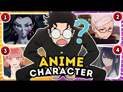 🎵 Guess the Anime by 4 Anime CHARACTERS Random🔥 Anime Quiz 🔊