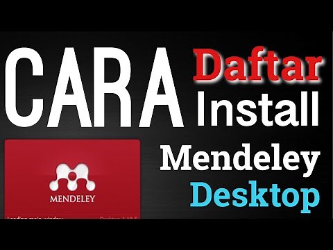 Daftar dan Install Mendeley Desktop di Laptop | Tutorial Mendeley